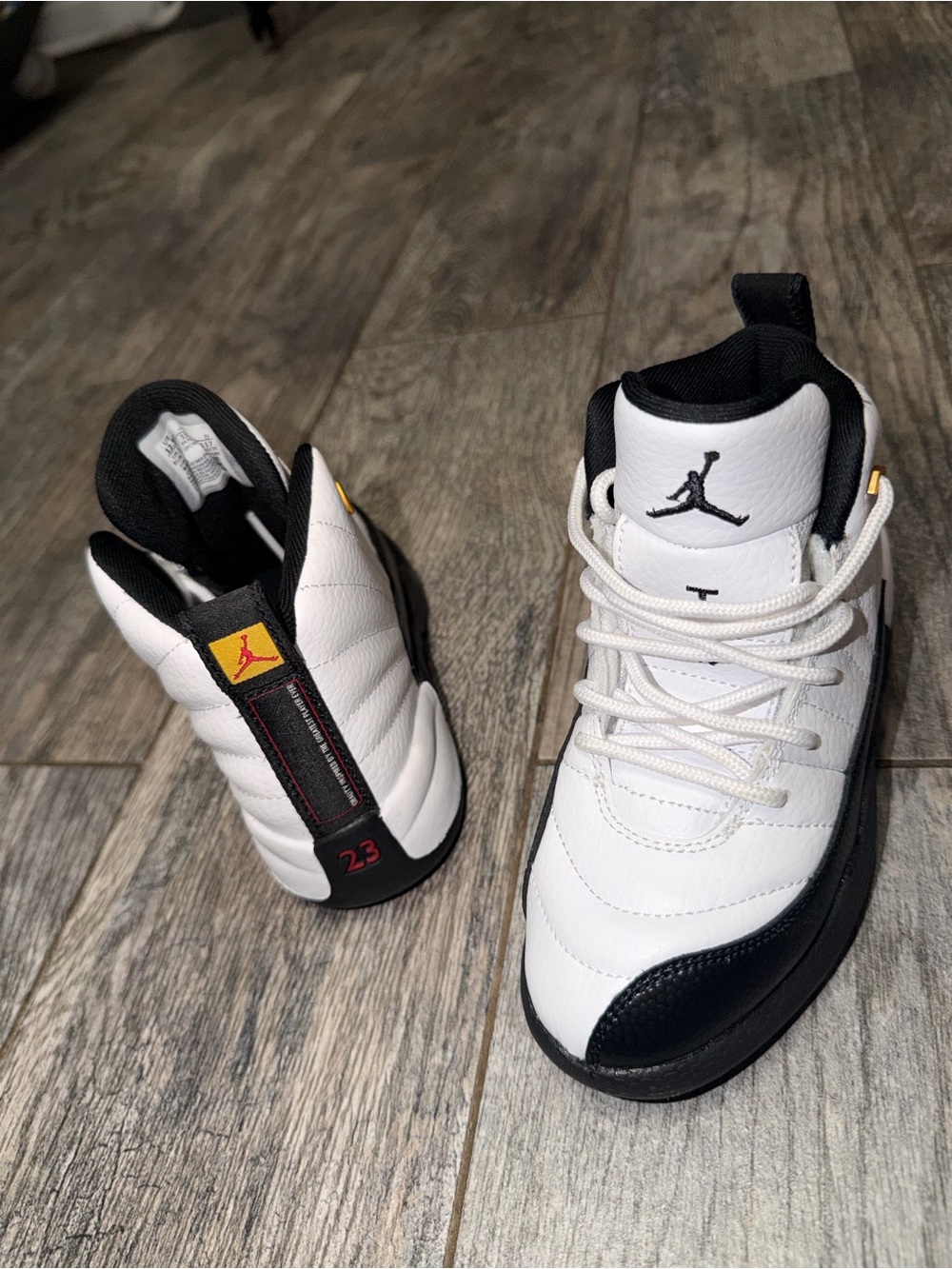 Jordan 12 Retro ‘taxi’ sneakers - preschool 12.5C